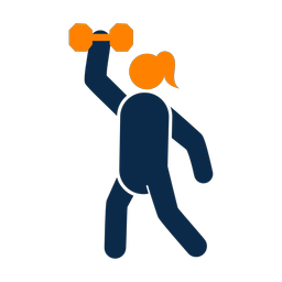 Crossfit 2 colored clipart, Round style