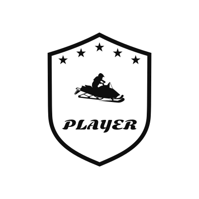 Snowmobile Racing Classic Name Logo – Design 5
