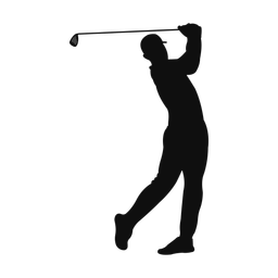 Golf silhouette, Classic style