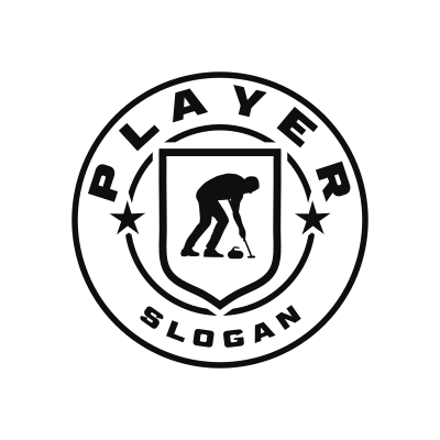 Curling Classic Name Logo – Design 7