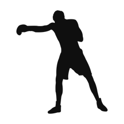 Boxing silhouette, Classic style