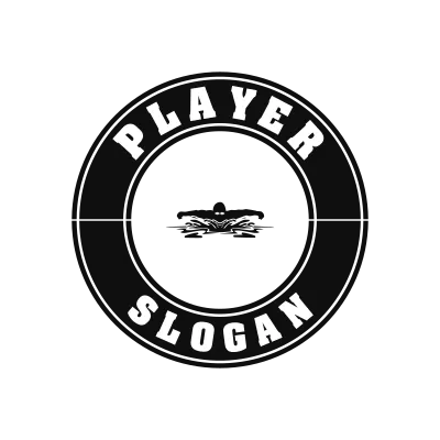 Swimming Classic Name Logo – Design 3