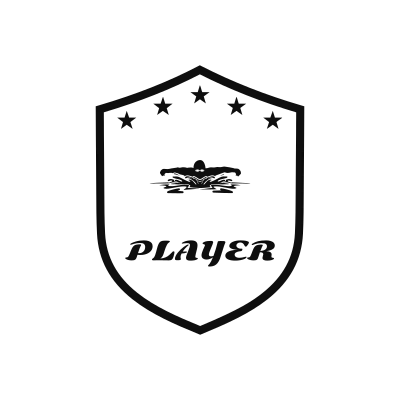 Swimming Classic Name Logo – Design 5