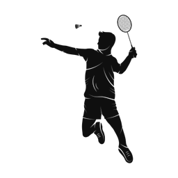 Badminton silhouette, Promax style