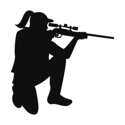 Hunting silhouette, Classic style