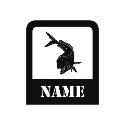 Mahi Mahi Classic Name Logo – Design 8