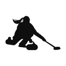 Curling silhouette, Classic style