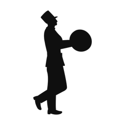 Cymbals silhouette, Classic style