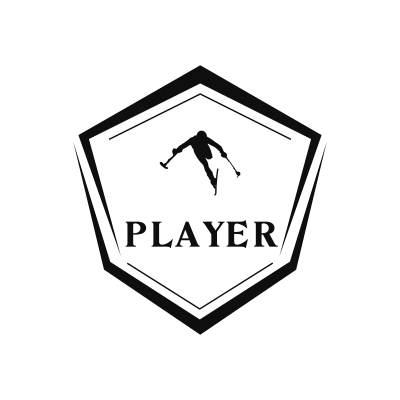 Para Downhill Skiing Classic Name Logo – Design 4