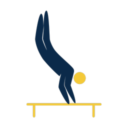 Parallel bars 2 colored clipart, Strike style