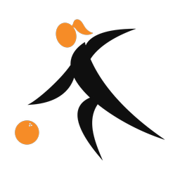 Bowling 2 colored clipart, Motion style