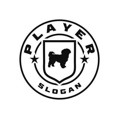 Shih Tzu Classic Name Logo – Design 7