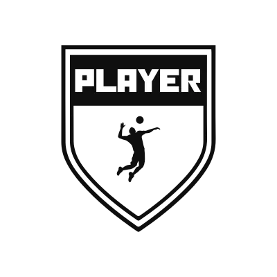 Volleyball Classic Name Logo – Design 2