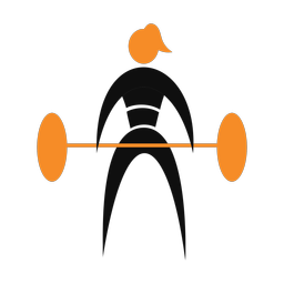 Powerlifting 2 colored clipart, Motion style