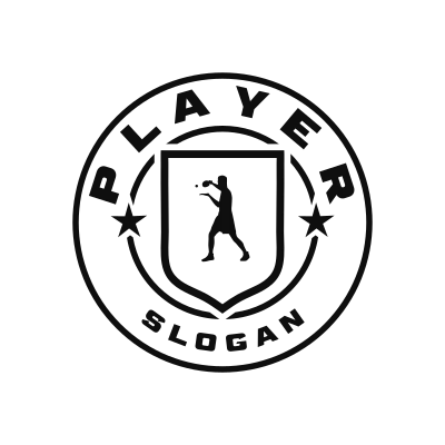 Table Tennis Classic Name Logo – Design 7