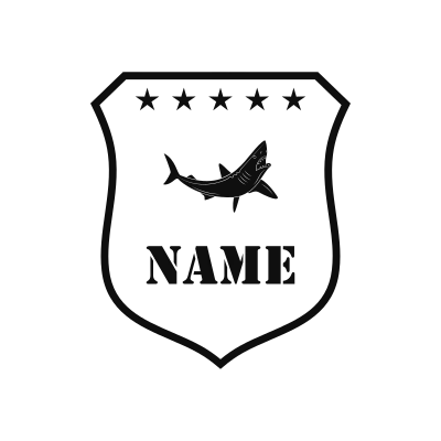 Mako Shark Classic Name Logo – Design 13