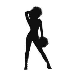 Cheerleading silhouette, Classic style