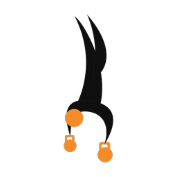 Crossfit 2 colored clipart, Motion style