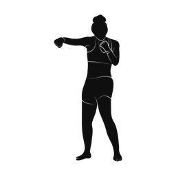 Mma silhouette, Promax style