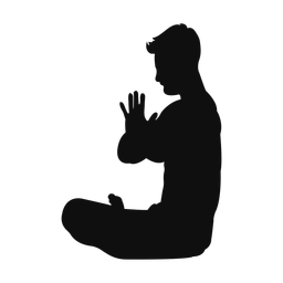 Yoga silhouette, Classic style