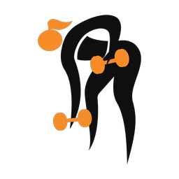 Crossfit 2 colored clipart, Motion style