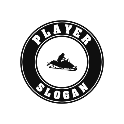 Snowmobile Racing Classic Name Logo – Design 3