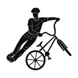 Bmx silhouette, Promax style