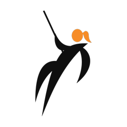 Rock climbing 2 colored clipart, Motion style
