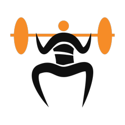 Powerlifting 2 colored clipart, Motion style