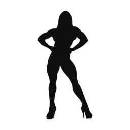 Bodybuilding silhouette, Classic style