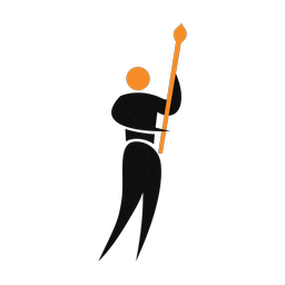 Drum major 2 colored clipart, Motion style