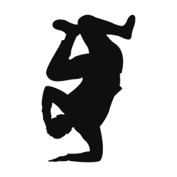 Breakdance silhouette, Classic style