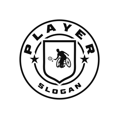 Wheelchair Tennis Classic Name Logo – Design 7