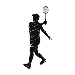 Badminton silhouette, Promax style