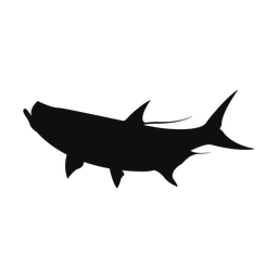 Tarpon silhouette, Classic style
