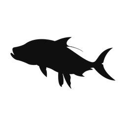 Tarpon silhouette, Classic style