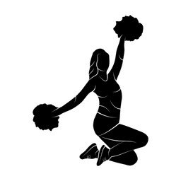 Cheerleading silhouette, Promax style