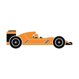 Indycar 2 colored clipart, Motion style