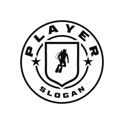 Scuba Diving Classic Name Logo – Design 7