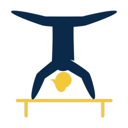 Parallel bars 2 colored clipart, Strike style