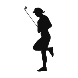 Golf silhouette, Classic style