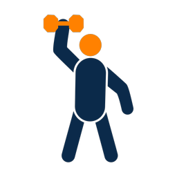 Crossfit 2 colored clipart, Round style