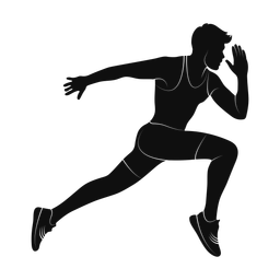 Running silhouette, Promax style