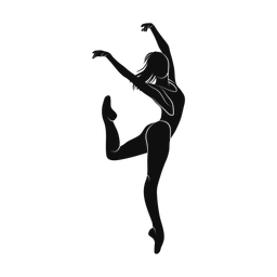 Dance silhouette, Promax style