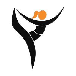 Yoga 2 colored clipart, Motion style