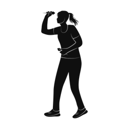 Darts silhouette, Promax style