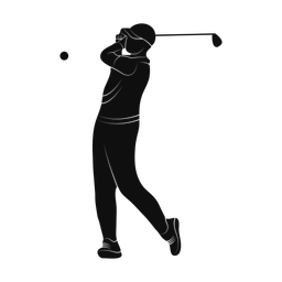 Golf silhouette, Promax style