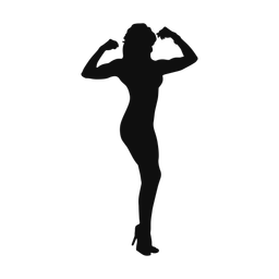 Bodybuilding silhouette, Classic style