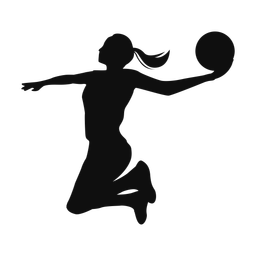 Basketball silhouette, Classic style