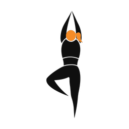 Yoga 2 colored clipart, Motion style